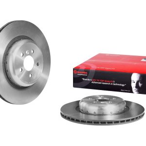 Brembo Brake Rotor, Vented, One Piece Design, Wheel Bolt Pattern 5 X 112 Millimeter – 09D90113C02