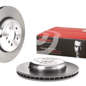 Brembo Brake Rotor, Vented, One Piece Design, Wheel Bolt Pattern 5 X 112 Millimeter – 09D90513C02