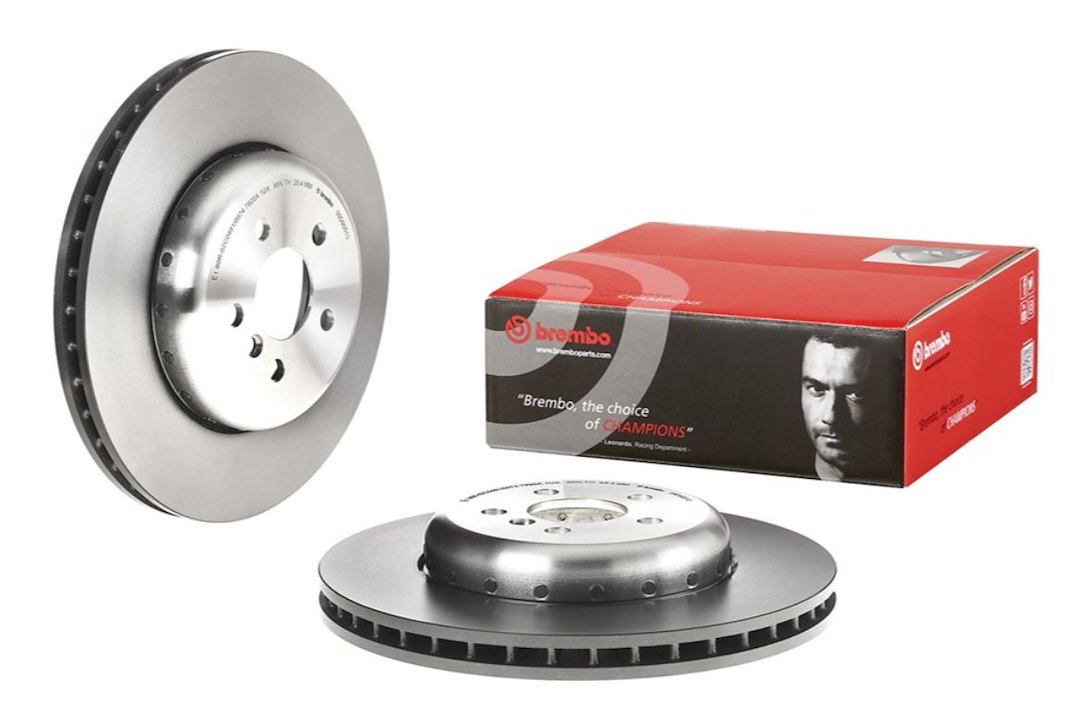 Brembo Brake Rotor, Vented, One Piece Design, Wheel Bolt Pattern 5 X 112 Millimeter – 09D90513C02
