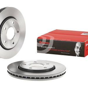 Brembo Brake Rotor, Vented, One Piece Design, Wheel Bolt Pattern 5 X 127 Millimeter – 09N12511C02