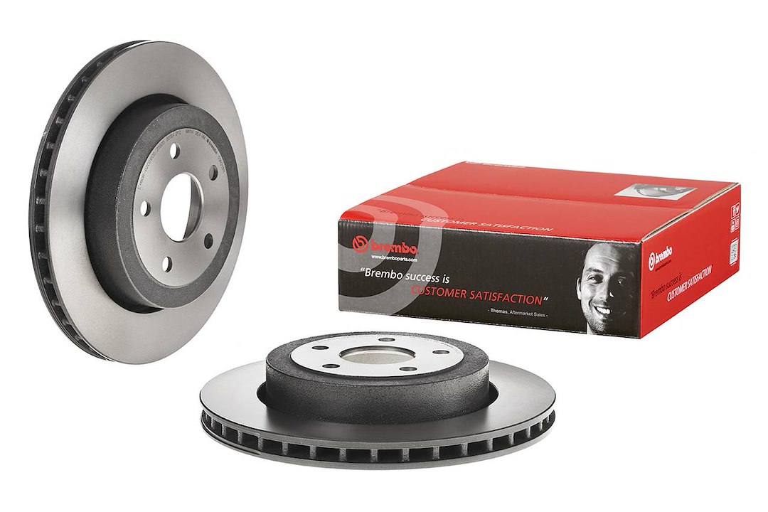 Brembo Brake Rotor, Vented, One Piece Design, Wheel Bolt Pattern 5 X 127 Millimeter – 09N21311C02
