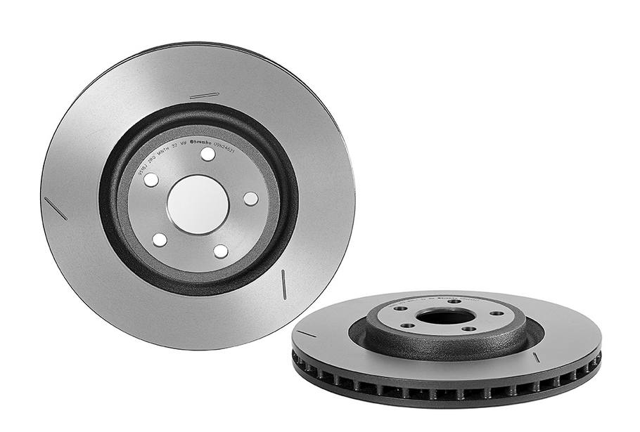 Brembo Brake Rotor, Vented, One Piece Design, Wheel Bolt Pattern 5 X 127 Millimeter – 09N24621C02