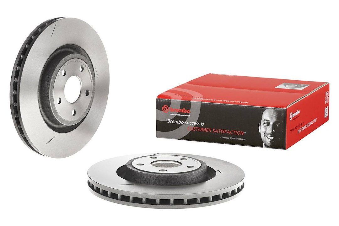 Brembo Brake Rotor, Vented, One Piece Design, Wheel Bolt Pattern 5 X 127 Millimeter – 09N24621C02