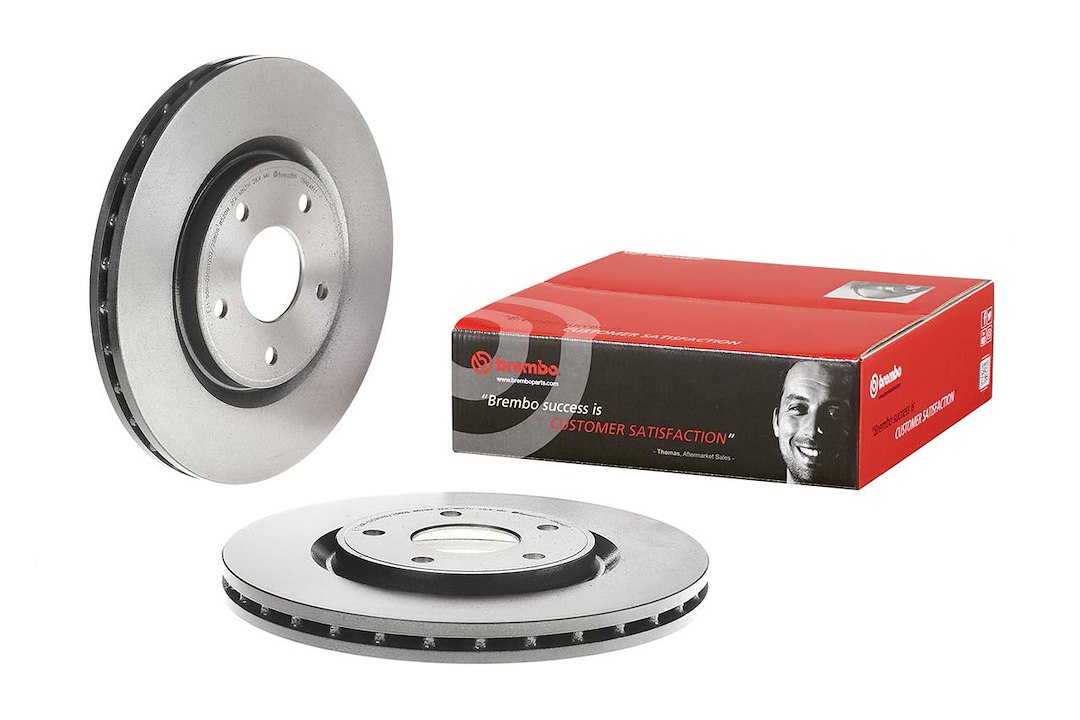 Brembo Brake Rotor, Vented, One Piece Design, Wheel Bolt Pattern 5 X 127 Millimeter – 09N24811C02