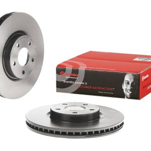 Brembo Brake Rotor, Vented, One Piece Design, Wheel Bolt Pattern 5 X 107.95 Millimeter – 09N25521C02