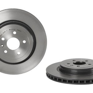 Brembo Brake Rotor, Vented, One Piece Design, Wheel Bolt Pattern 5 X 120 Millimeter – 09N26621C02