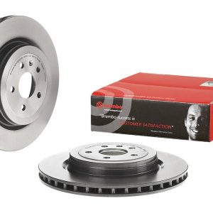 Brembo Brake Rotor, Vented, One Piece Design, Wheel Bolt Pattern 5 X 120 Millimeter – 09N26621C02