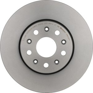Brembo Brake Rotor, Prime, Vented, One Piece Design, Wheel Bolt Pattern 5 X 120 Millimeter – 09N33211C02