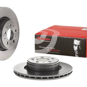 Brembo Brake Rotor, Vented, One Piece Design, Wheel Bolt Pattern 5 X 114.3 Millimeter – 09N36011C02