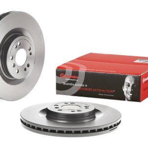 Brembo Brake Rotor, Vented, One Piece Design, Wheel Bolt Pattern 5 X 112 Millimeter – 09R10311C02