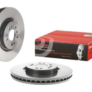 Brembo Brake Rotor, Vented, One Piece Design, Wheel Bolt Pattern 5 X 112 Millimeter – 09R10411C02