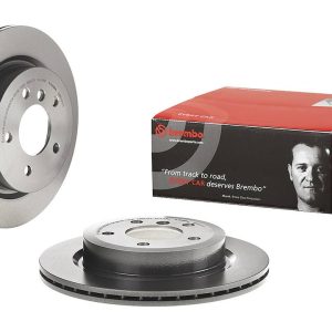Brembo Brake Rotor, Vented, One Piece Design, Wheel Bolt Pattern 5 X 120 Millimeter – 09R12111C02