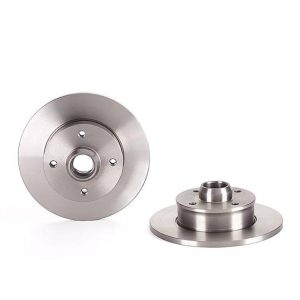 Brembo Brake Rotor, Solid, One Piece Design, Wheel Bolt Pattern 4 X 100 Millimeter – 08500514C02