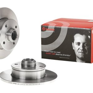 Brembo Brake Rotor, Solid, One Piece Design, Wheel Bolt Pattern 4 X 100 Millimeter – 08500514C02
