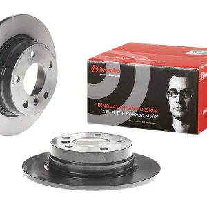 Brembo Brake Rotor, Solid, One Piece Design, Wheel Bolt Pattern 5 X 120 Millimeter – 08536621C02