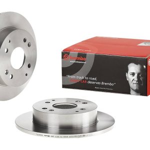 Brembo Brake Rotor, Solid, One Piece Design, Wheel Bolt Pattern 4 X 114.3 Millimeter – 08580310C02