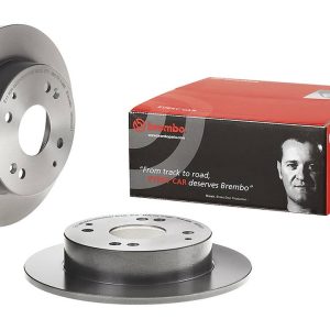 Brembo Brake Rotor, Solid, One Piece Design, Wheel Bolt Pattern 4 X 114.3 Millimeter – 08580321C02