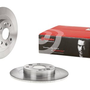 Brembo Brake Rotor, Solid, One Piece Design, Wheel Bolt Pattern 4 X 100 Millimeter – 08685710C02