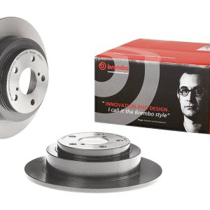 Brembo Brake Rotor, Solid, One Piece Design, Wheel Bolt Pattern 5 X 100 Millimeter – 08689711C02