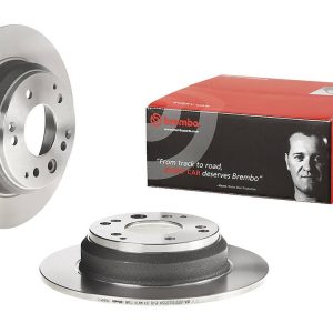 Brembo Brake Rotor, Solid, One Piece Design, Wheel Bolt Pattern 5 X 114.3 Millimeter – 08689810C02