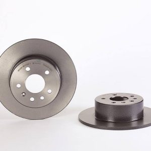 Brembo Brake Rotor, Solid, One Piece Design, Wheel Bolt Pattern 5 X 110 Millimeter – 08701521C02