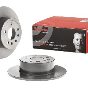 Brembo Brake Rotor, Solid, One Piece Design, Wheel Bolt Pattern 5 X 110 Millimeter – 08701521C02
