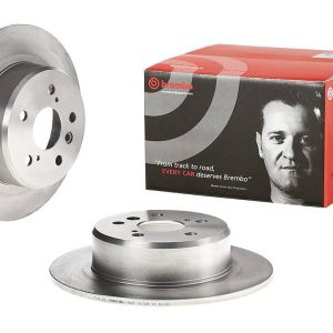 Brembo Brake Rotor, Solid, One Piece Design, Wheel Bolt Pattern 5 X 114.3 Millimeter – 08701810C02