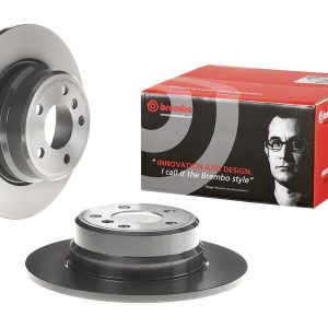 Brembo Brake Rotor, Solid, One Piece Design, Wheel Bolt Pattern 5 X 120 Millimeter – 08701981C02
