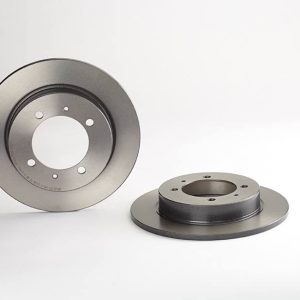 Brembo Brake Rotor, Solid, One Piece Design, Wheel Bolt Pattern 4 X 114.3 Millimeter – 08704211C02