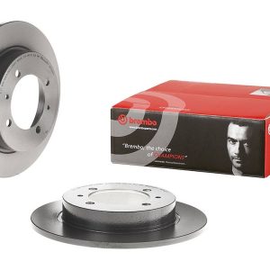 Brembo Brake Rotor, Solid, One Piece Design, Wheel Bolt Pattern 4 X 114.3 Millimeter – 08704211C02