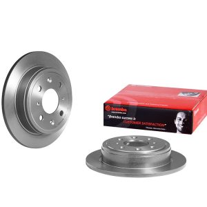 Brembo Brake Rotor, Solid, One Piece Design, Wheel Bolt Pattern 4 X 100 Millimeter – 08710411C02