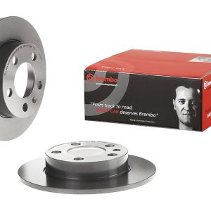 Brembo Brake Rotor, Solid, One Piece Design, Wheel Bolt Pattern 5 X 100 Millimeter – 08716511C02
