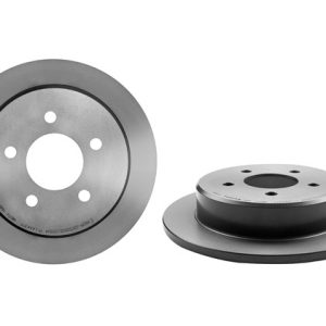 Brembo Brake Rotor, Solid, One Piece Design, Wheel Bolt Pattern 5 X 114.3 Millimeter – 08751881C02