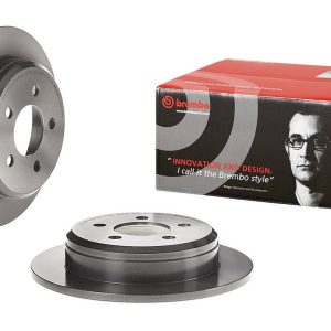 Brembo Brake Rotor, Solid, One Piece Design, Wheel Bolt Pattern 5 X 114.3 Millimeter – 08826481C02