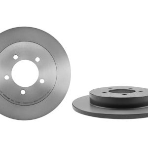 Brembo Brake Rotor, Solid, One Piece Design, Wheel Bolt Pattern 5 X 114.3 Millimeter – 08897411C02