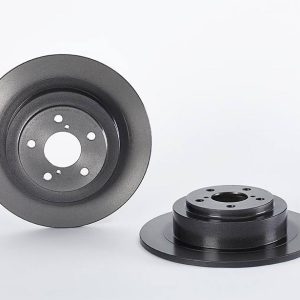 Brembo Brake Rotor, Solid, One Piece Design, Wheel Bolt Pattern 5 X 100 Millimeter – 08909311C02