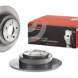 Brembo Brake Rotor, Solid, One Piece Design, Wheel Bolt Pattern 5 X 100 Millimeter – 08909311C02