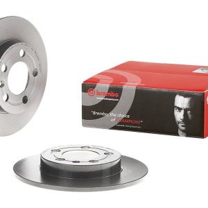 Brembo Brake Rotor, Solid, One Piece Design, Wheel Bolt Pattern 5 X 100 Millimeter – 08914811C02