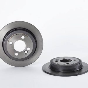 Brembo Brake Rotor, Solid, One Piece Design, Wheel Bolt Pattern 4 X 100 Millimeter – 08916321C02