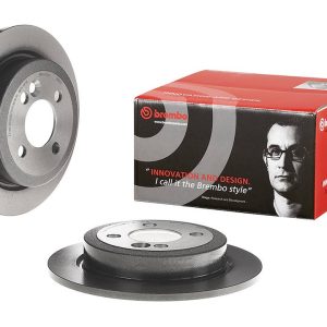 Brembo Brake Rotor, Solid, One Piece Design, Wheel Bolt Pattern 4 X 100 Millimeter – 08916321C02