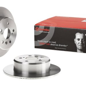 Brembo Brake Rotor, Solid, One Piece Design, Wheel Bolt Pattern 5 X 114.3 Millimeter – 08917910C02