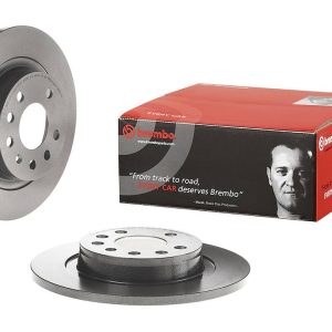 Brembo Brake Rotor, Solid, One Piece Design, Wheel Bolt Pattern 5 X 110 Millimeter – 08951111C02