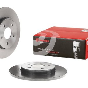 Brembo Brake Rotor, Solid, One Piece Design, Wheel Bolt Pattern 5 X 107.95 Millimeter – 08973411C02