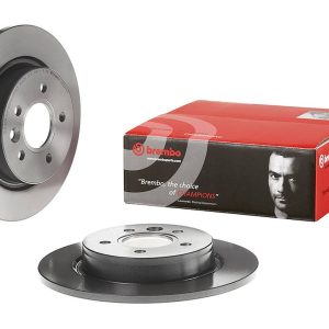 Brembo Brake Rotor, Solid, One Piece Design, Wheel Bolt Pattern 5 X 107.95 Millimeter – 08997511C02