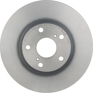 Brembo Brake Kit, Ceramic Brake Pads, 296 Millimeter UV Coated Vented High Carbon Cast Iron One Piece Rotor – KT00418