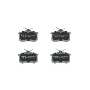 Brembo Brake Kit, Ceramic Brake Pads, 255 Millimeter Solid Gray Cast Iron One Piece Rotor – KT00463