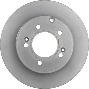 Brembo Brake Kit, Ceramic Brake Pads, 284 Millimeter UV Coated Solid High Carbon Cast Iron One Piece Rotor – KT00473