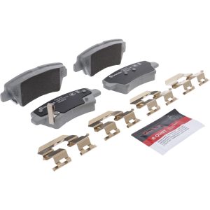 Brembo Brake Kit, Ceramic Brake Pads, 284 Millimeter UV Coated Solid High Carbon Cast Iron One Piece Rotor – KT00473