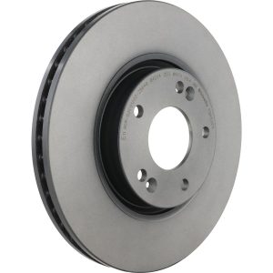 Brembo Brake Kit, Ceramic Brake Pads, 300 Millimeter UV Coated Vented High Carbon Cast Iron One Piece Rotor – KT00493