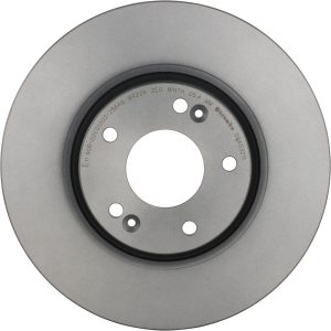 Brembo Brake Kit, Ceramic Brake Pads, 300 Millimeter UV Coated Vented High Carbon Cast Iron One Piece Rotor – KT00493